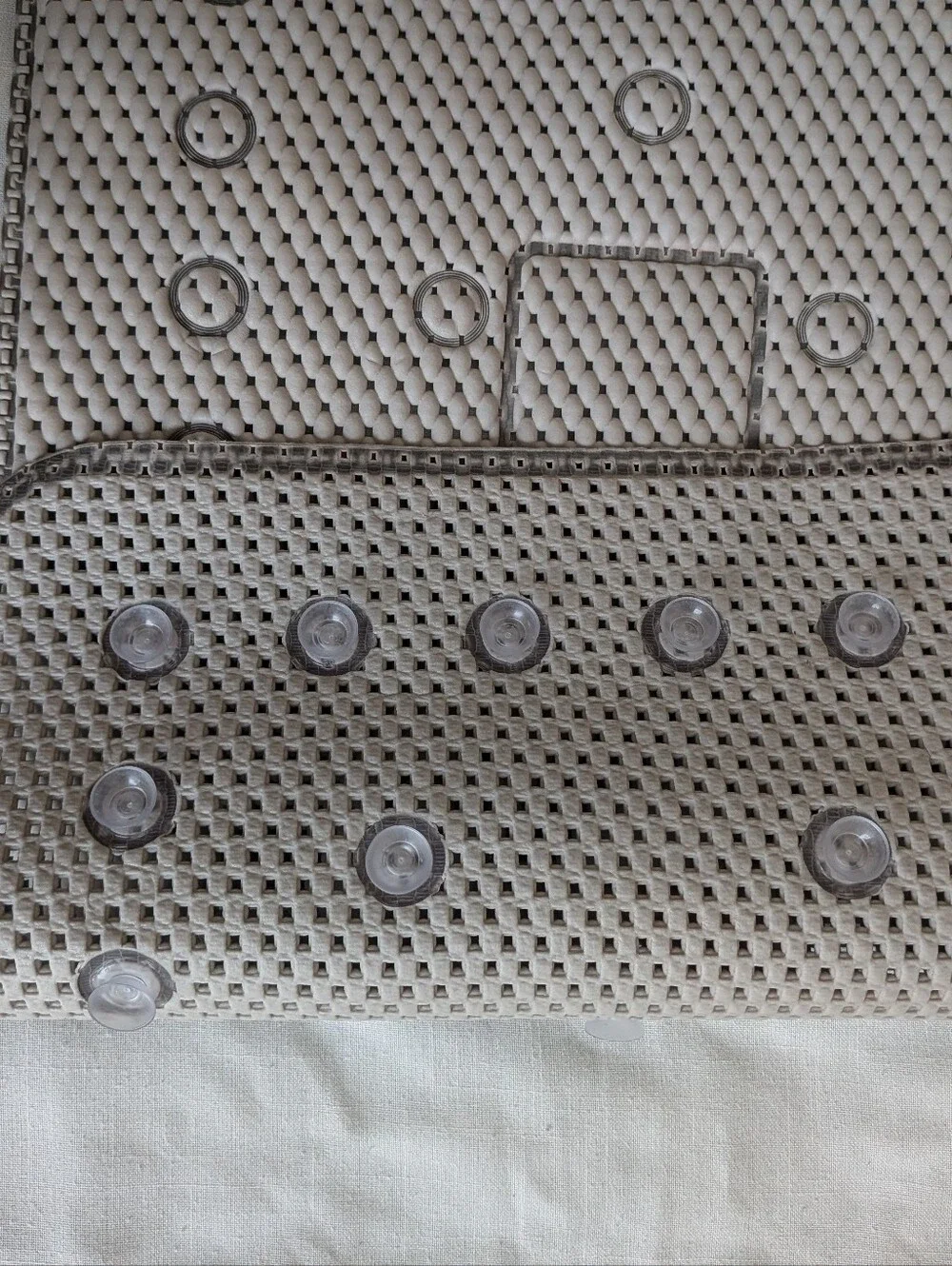 Washable Bath Mat With Suction Cups And Personal Care Set (5 Pc)